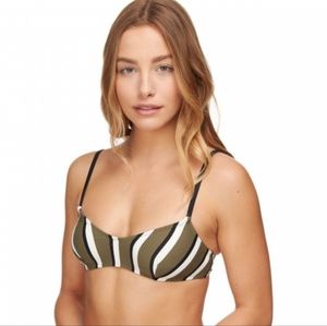 Solid & Striped The Rachel Bikini Top in Olive